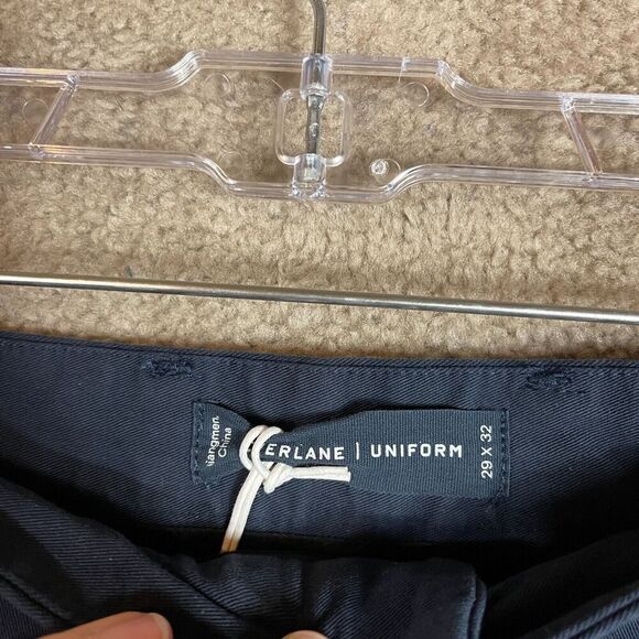 Everlane Chino Pants Mens Size 29 x 32 Navy Uniform Athletic Fit Performance NEW - Picture 6 of 11